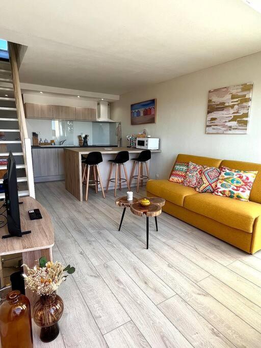 Duplex Cosy Avec Vue Mer Daire Cucq Dış mekan fotoğraf